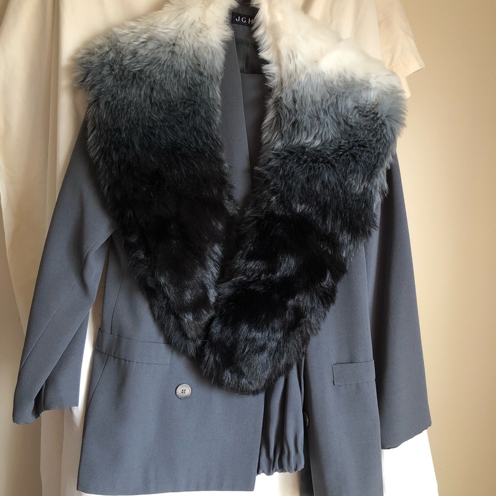 Faux fur wrap